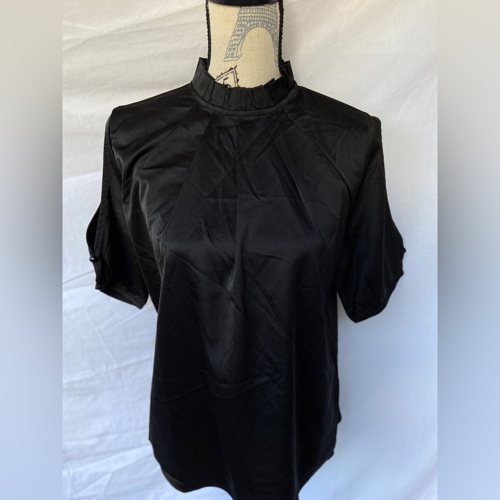 Elegant Black Women's Top